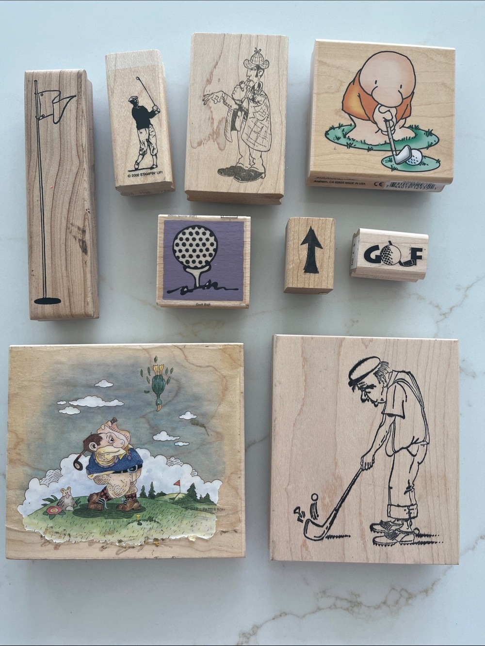 Golf Themed Stamp Lot
